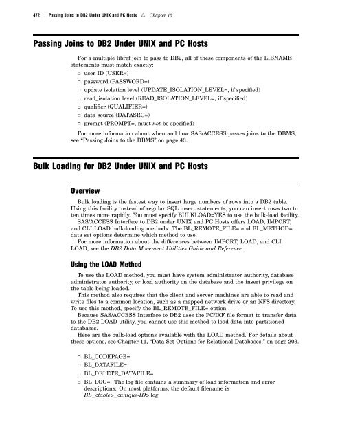 SAS/ACCESS 9.2 for Relational Databases: Reference, Fourth Edition