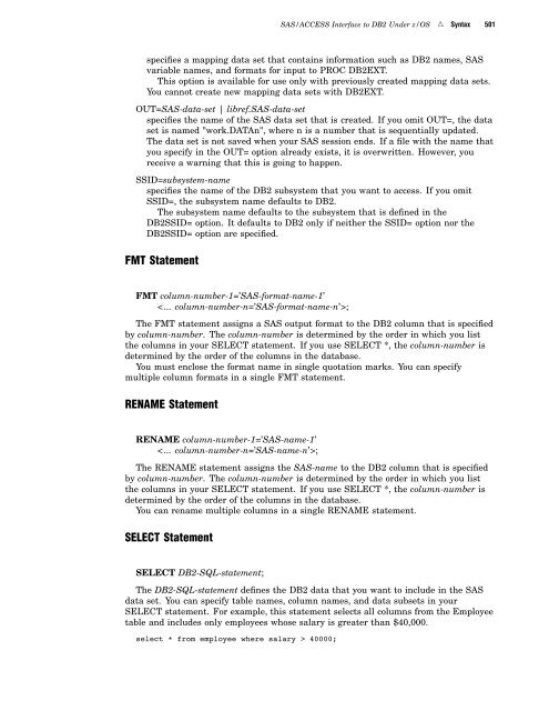 SAS/ACCESS 9.2 for Relational Databases: Reference, Fourth Edition