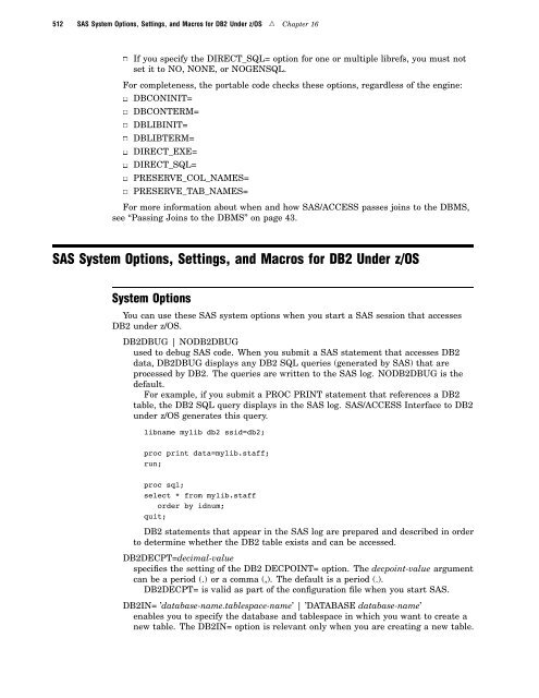 SAS/ACCESS 9.2 for Relational Databases: Reference, Fourth Edition