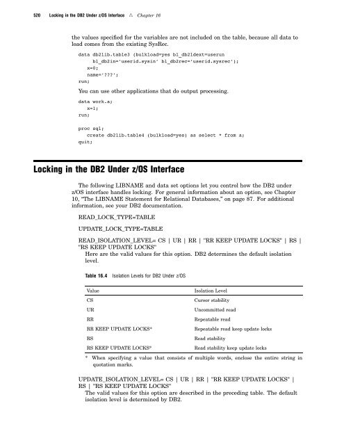 SAS/ACCESS 9.2 for Relational Databases: Reference, Fourth Edition