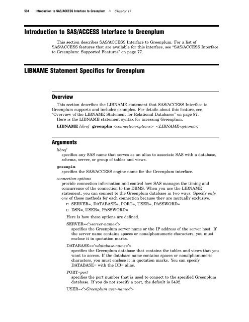 SAS/ACCESS 9.2 for Relational Databases: Reference, Fourth Edition