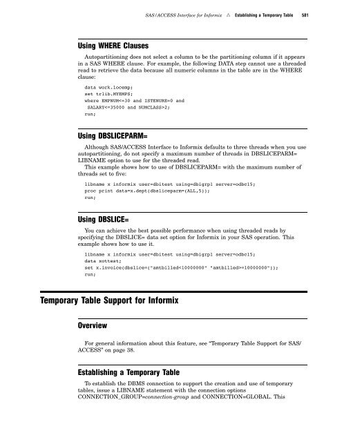 SAS/ACCESS 9.2 for Relational Databases: Reference, Fourth Edition