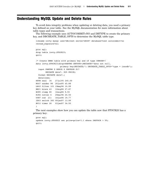 SAS/ACCESS 9.2 for Relational Databases: Reference, Fourth Edition