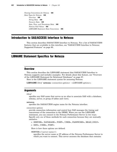 SAS/ACCESS 9.2 for Relational Databases: Reference, Fourth Edition