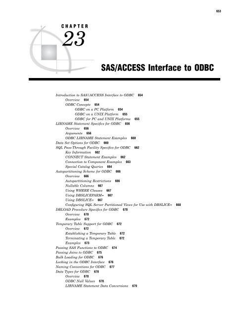 SAS/ACCESS 9.2 for Relational Databases: Reference, Fourth Edition