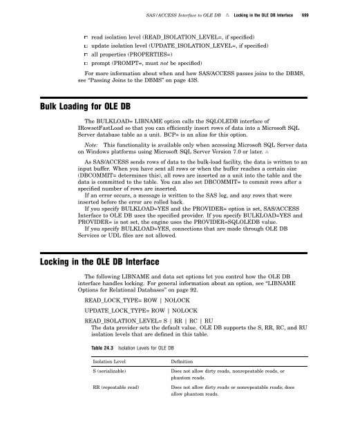 SAS/ACCESS 9.2 for Relational Databases: Reference, Fourth Edition