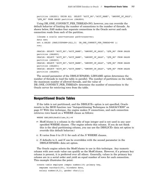 SAS/ACCESS 9.2 for Relational Databases: Reference, Fourth Edition