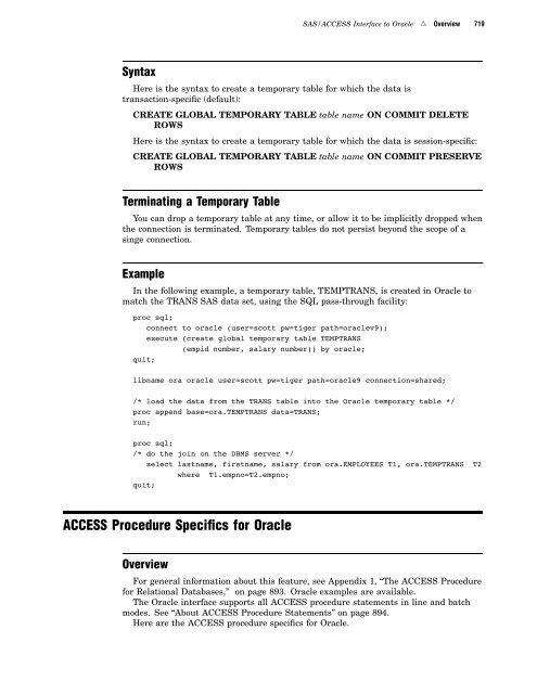 SAS/ACCESS 9.2 for Relational Databases: Reference, Fourth Edition