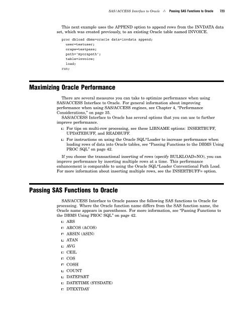 SAS/ACCESS 9.2 for Relational Databases: Reference, Fourth Edition