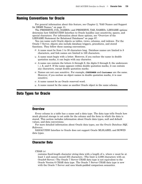 SAS/ACCESS 9.2 for Relational Databases: Reference, Fourth Edition