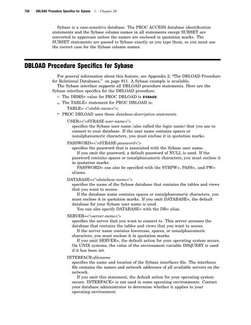 SAS/ACCESS 9.2 for Relational Databases: Reference, Fourth Edition