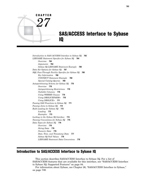 SAS/ACCESS 9.2 for Relational Databases: Reference, Fourth Edition