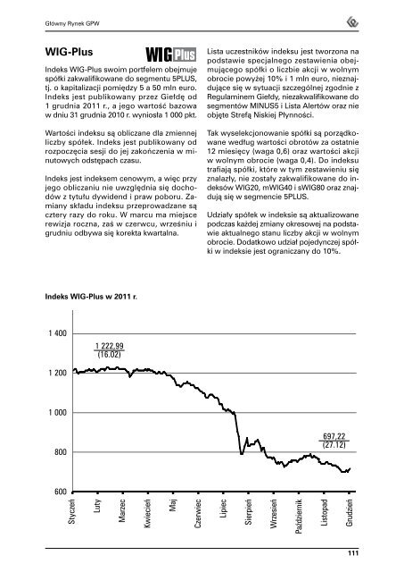 Rocznik GieÅdowy 2012 - GPW
