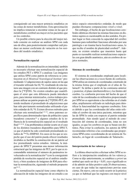 Mapas de estadísticos paramétricos (SPM) en medicina nuclear