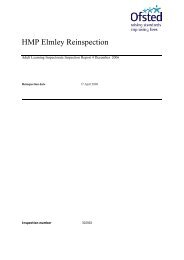 HMP Elmley Reinspection - Inside Time