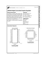 LMC835 Digital Controlled Graphic Equalizer - Komponenten