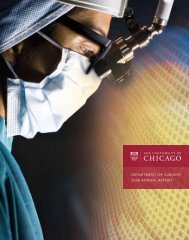 DEPARTMENT OF SURGERY 2008 ANNUAL REPORT - The ...