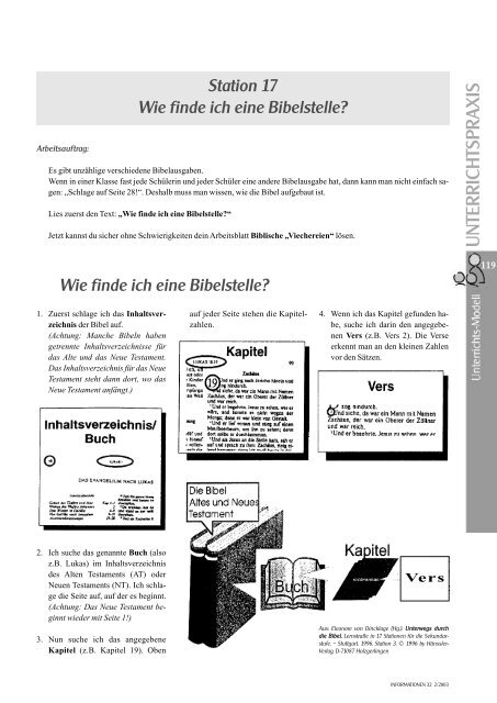 Lernstraße: „So wurde die Bibel“ - service.bistumlimburg.de