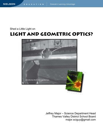 Light and geometric Optics? - Nelson Education