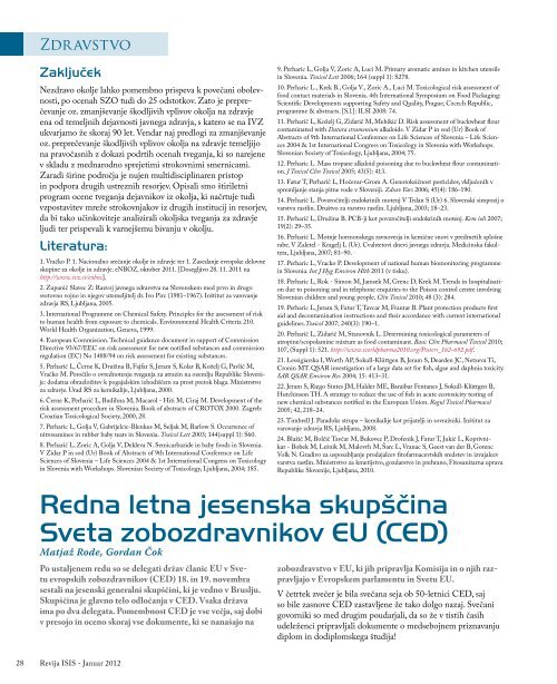 ISIS - Januar 2012 - ZdravniÅ¡ka zbornica Slovenije