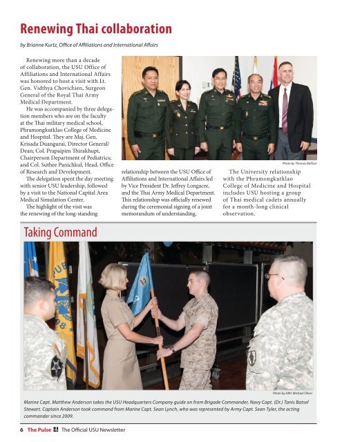 Vol. 5, Issue 13 09/27/10 - Uniformed Services University of the ...