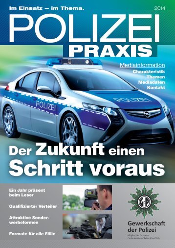 Mediainformationen POLIZEIPRAXIS - Verlag Deutsche Polizeiliteratur