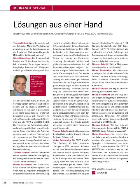 schwerpunkt - Midrange Magazin