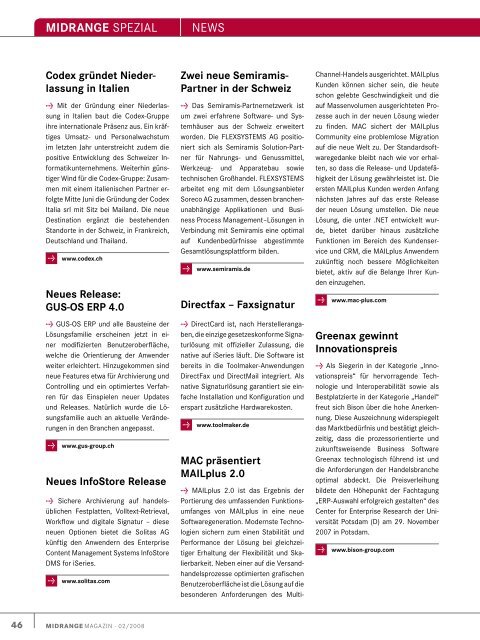 schwerpunkt - Midrange Magazin