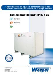 CWP-CO/CWP-RC/CWP-HP 02 Ã  35 - Comatec-airwell.com