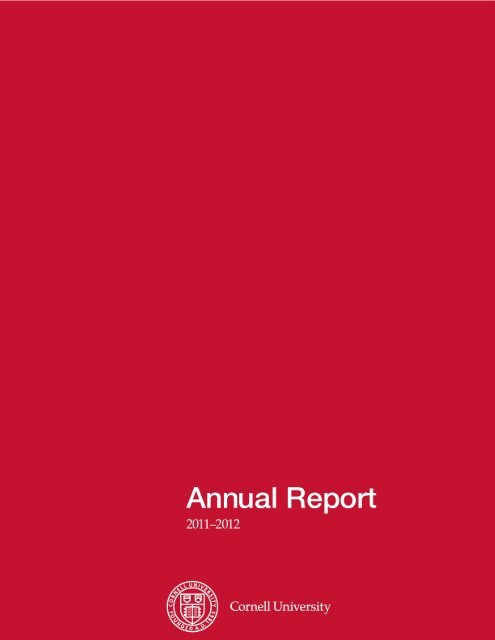 Cornell University 2011-2012 Annual Report - DFA Home - Cornell ...