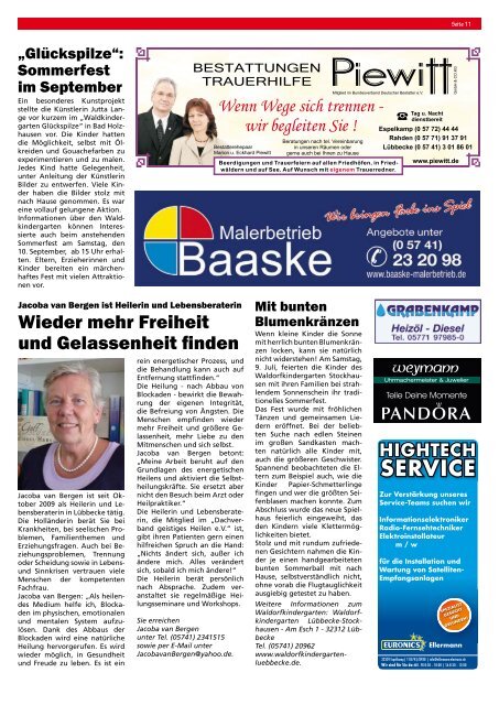Magazin für das Lübbecker Land - Stadtgespräch Luebbecke