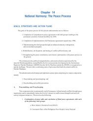 Chapter 14 National Harmony: The Peace Process - NEDA