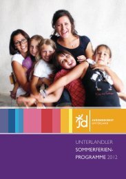 unterlandler sommerferien- programme 2012 - Gemeinde Margreid