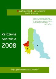 2008 - Dipartimento di Prevenzione Ulss 20 di Verona
