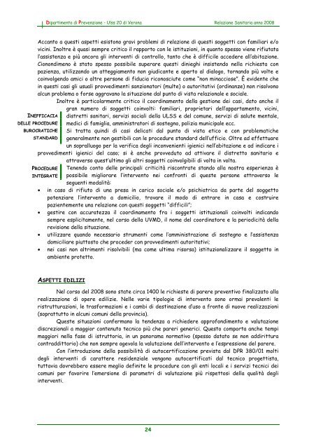 2008 - Dipartimento di Prevenzione Ulss 20 di Verona