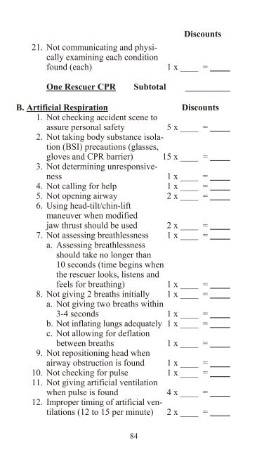 Metal and Nonmetal National Mine Rescue Contest Rules