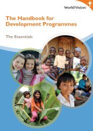 The Handbook for Development Programmes - World Vision ...