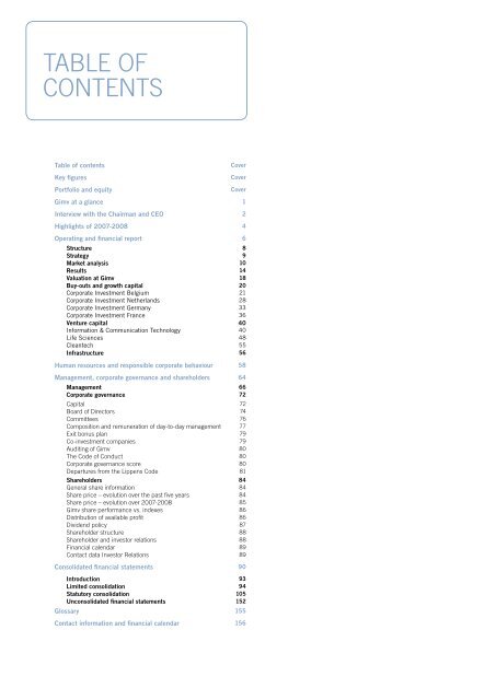 ANNUAL REPORT 2007 | 2008 - Gimv