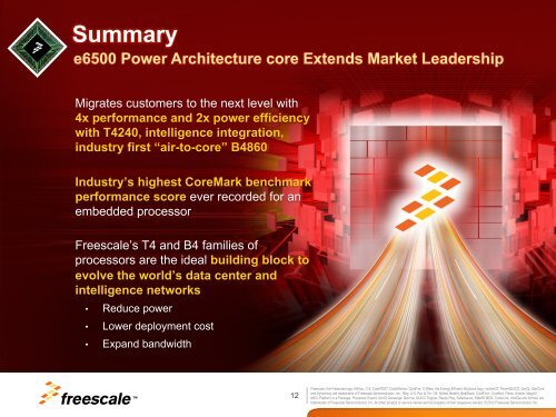 Introduction to Freescale 28nm e6500 Advanced 64bit ... - Power.org