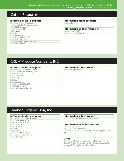 Directorio de importadores y distribuidores - CEI