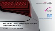 Advanced Driver Assistance System Testing Using OptiX - GPU ...