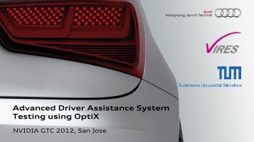 Advanced Driver Assistance System Testing Using OptiX - GPU ...