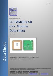 FGPMMOPA6B GPS Module Data sheet