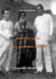 meetings with yogi ramsuratkumar