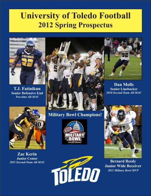 2012 Toledo Spring Football Prospectus - University of Toledo ...