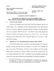 Case Management Order No. 19