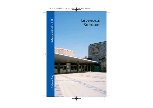 Liederhalle Stuttgart - und Kongresszentrum Liederhalle