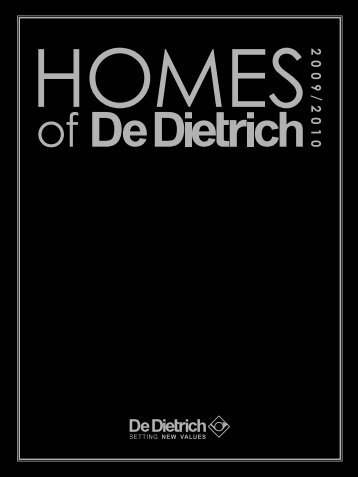 Homes of De Dietrich PDF