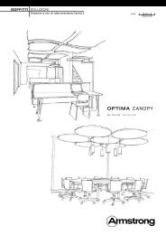 Schede tecniche Optima Canopy - Armstrong