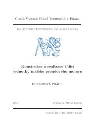 Konstrukce a realizace Å™Ã­dicÃ­ jednotky malÃ©ho proudovÃ©homotoru